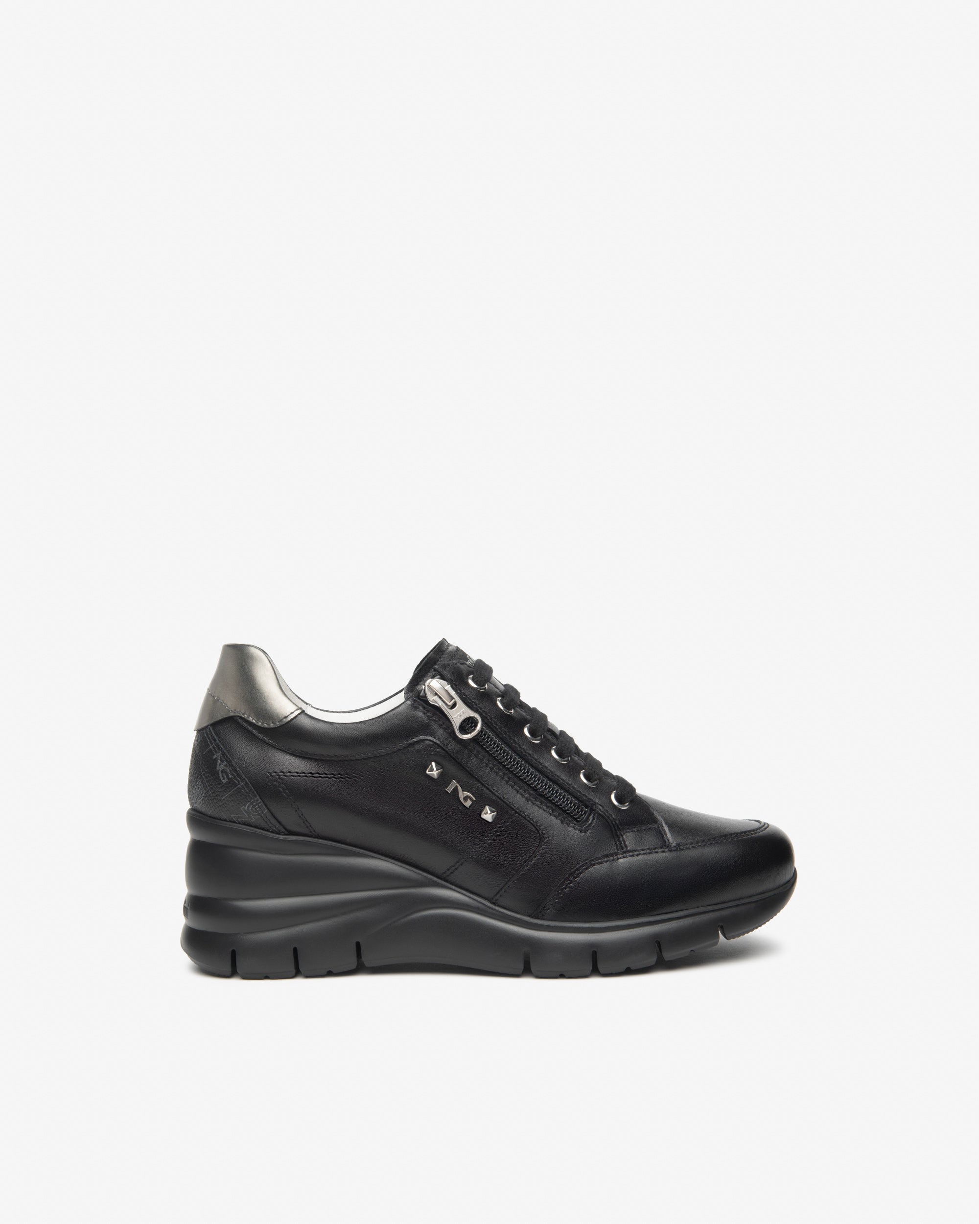  Damen-Sneaker aus Leder und Funktionsmaterial