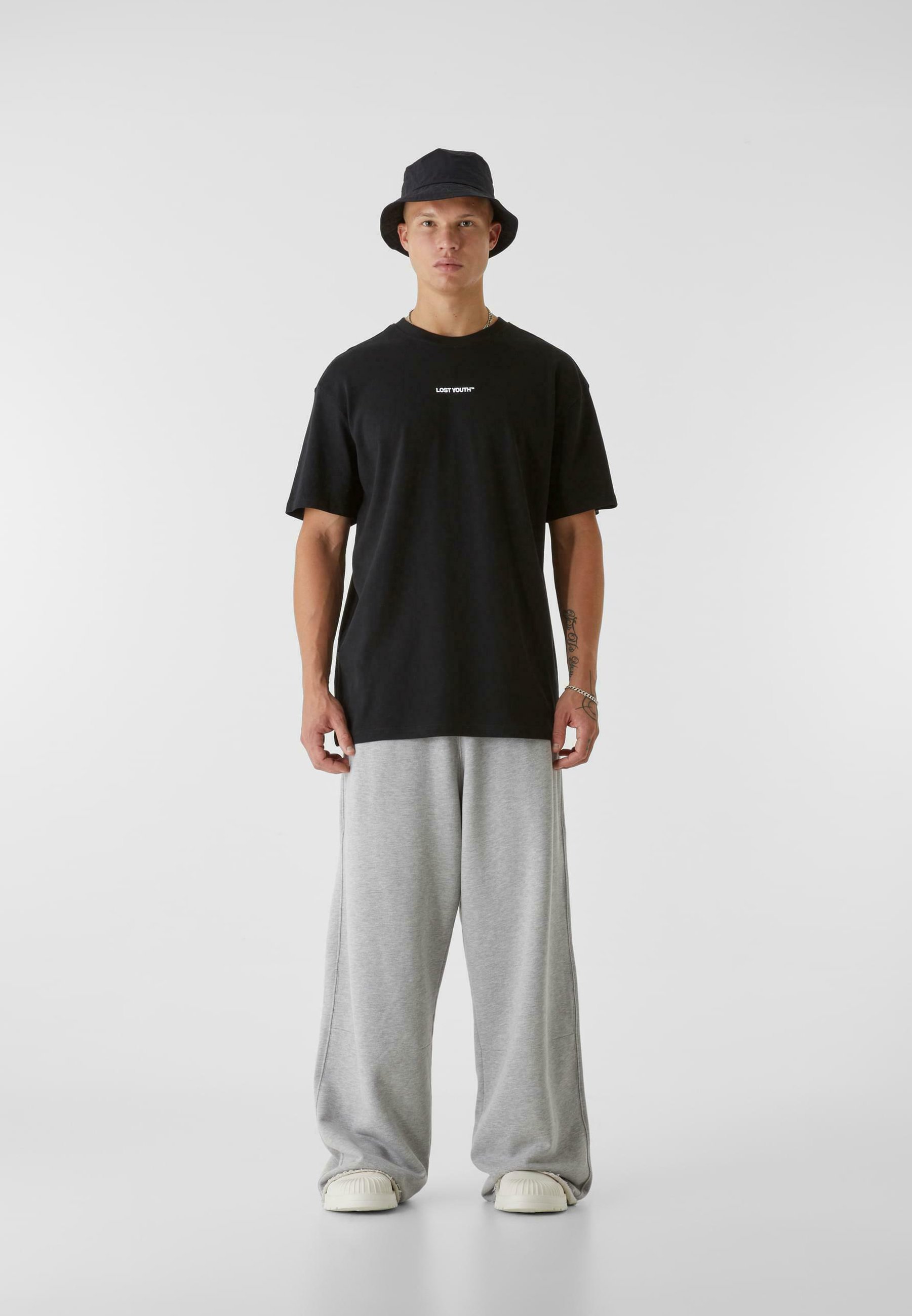 Lost Youth CHAOS - T-shirt imprimé - noir