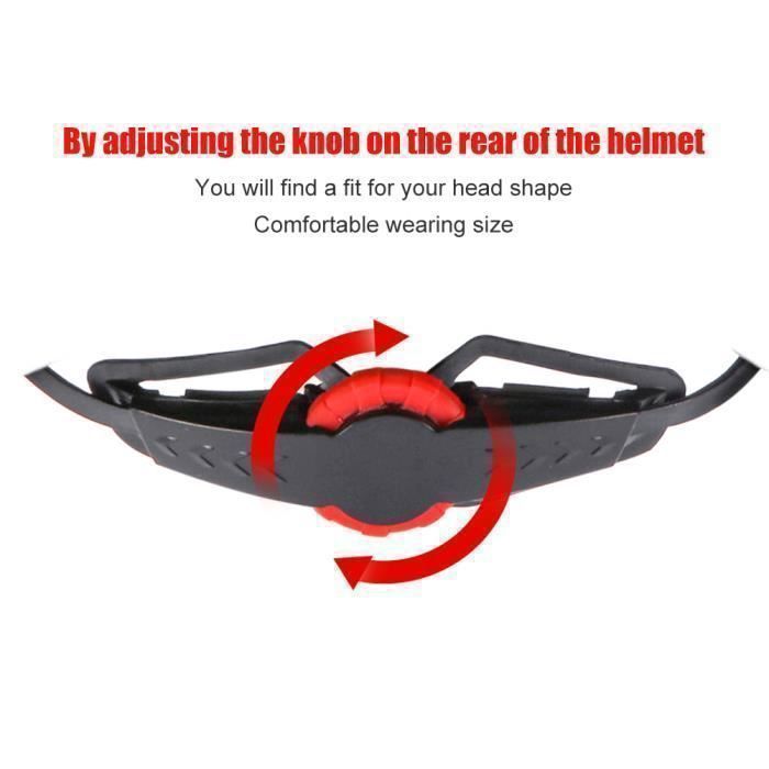 Casco de bicicleta - SURENHAP - Rithok - Carga USB - Luz brillante - Luz de advertencia trasera
