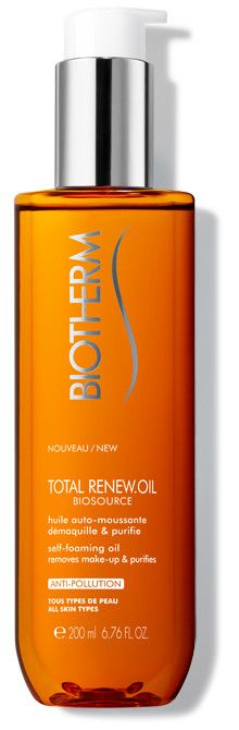 Biosource Total Renew Oil tīrīšanas eļļa Luksusa tīrīšanas līdzekļi / toneri