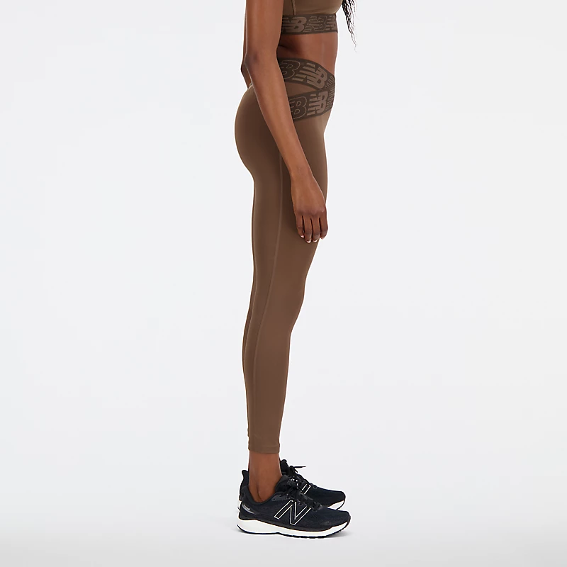 Relentless Crossover High Rise 7/8 women's leggings - DARK MUSHROOM