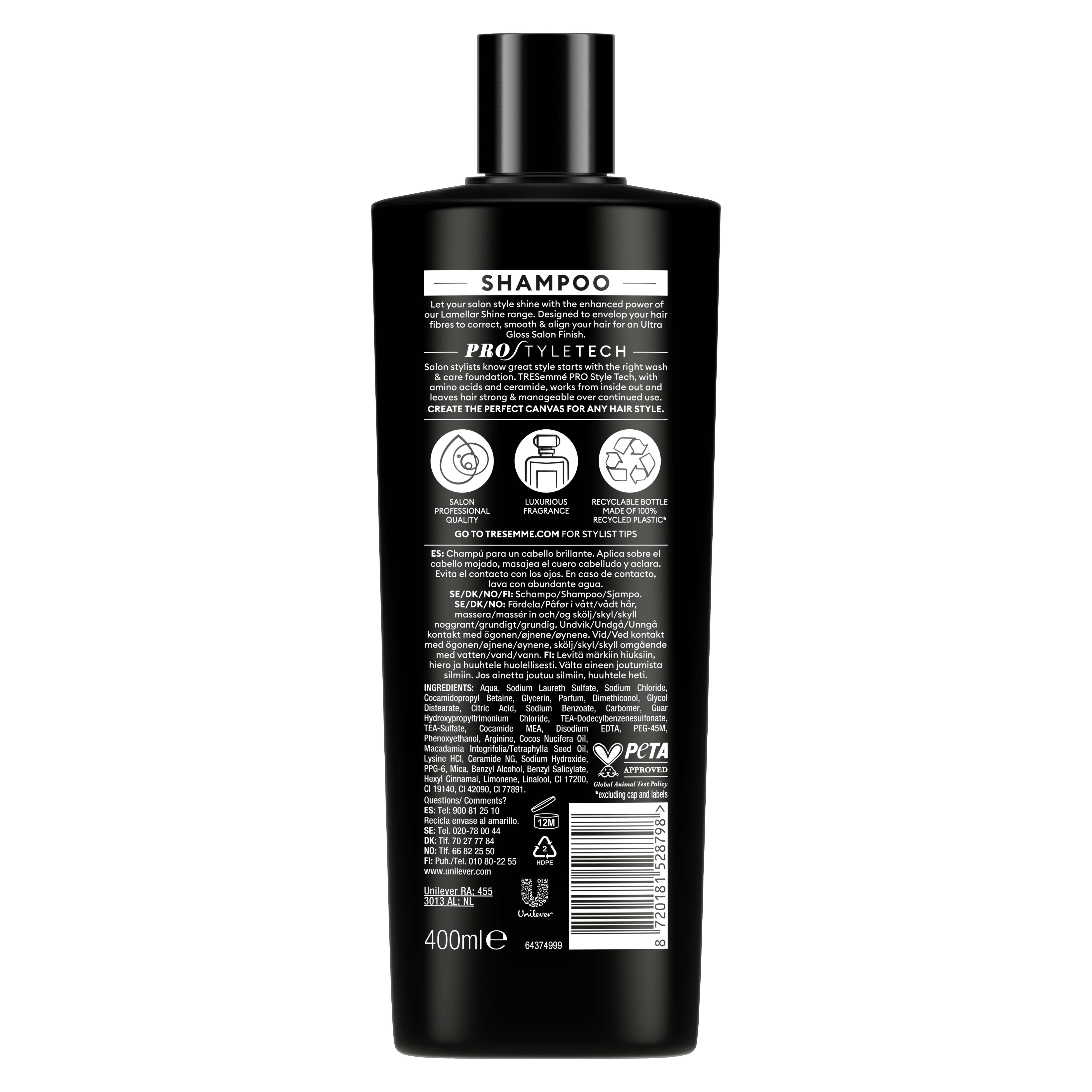 „Lamellar Shine“ serumo šampūno rinkinys Šampūnai