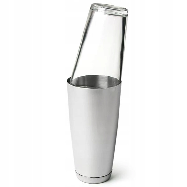 Shaker Bostoński Szkło I Stal 830Ml 500 Ml Srebrny