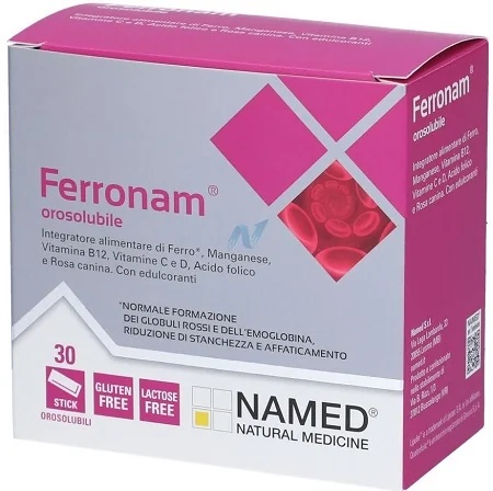 NAMED Ferronam Orosolubile 30 kotikest