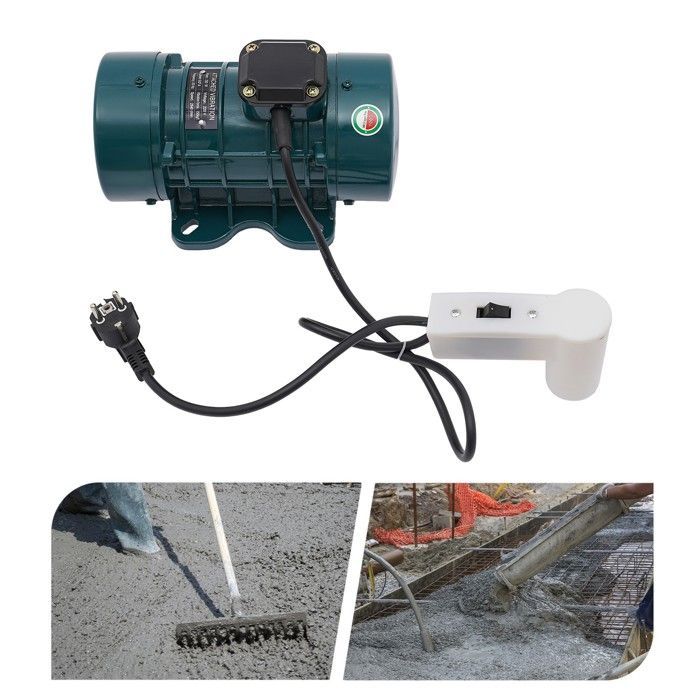 Vibrador eléctrico de hormigón de 2840 rpm y 250 W para mezcla de hormigón con una fuerza de vibración de 150 kg para cercas y carreteras.