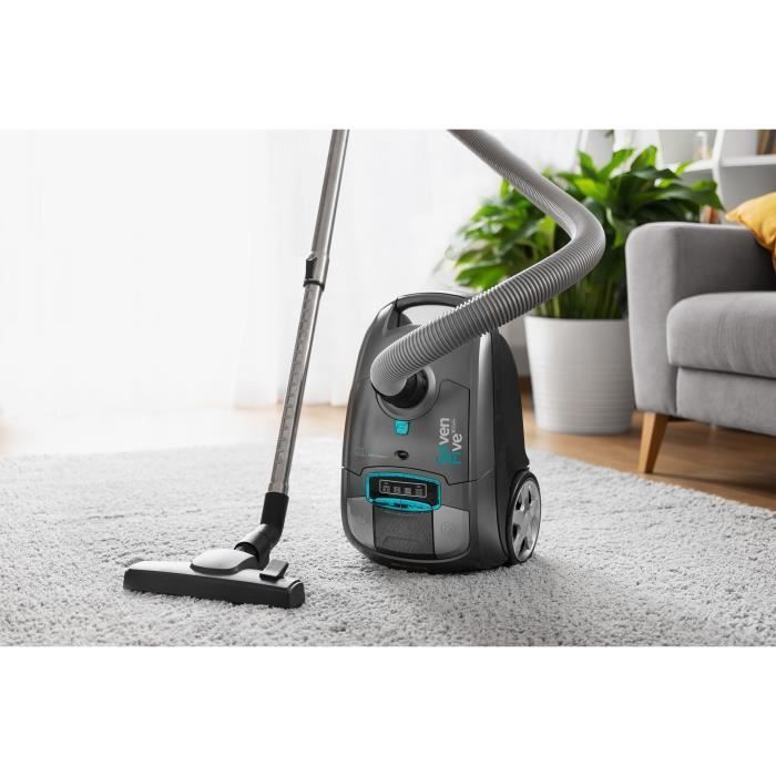 Bagged cylinder vacuum cleaner - SENCOR - SVC 7550TI - 75 dB - 3.5 L - Grey