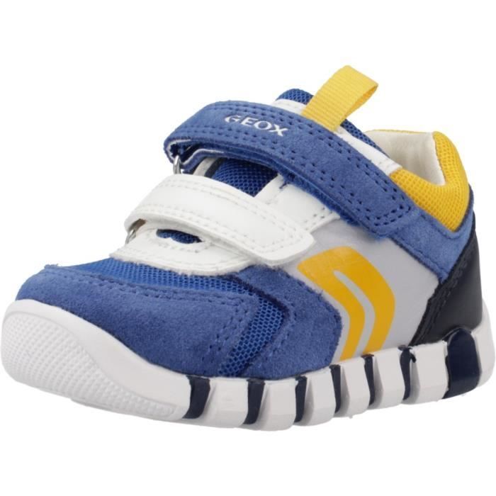 Sapatos infantis GEOX B IUPIDOO BOY - Azul - Cadarços - Tecido