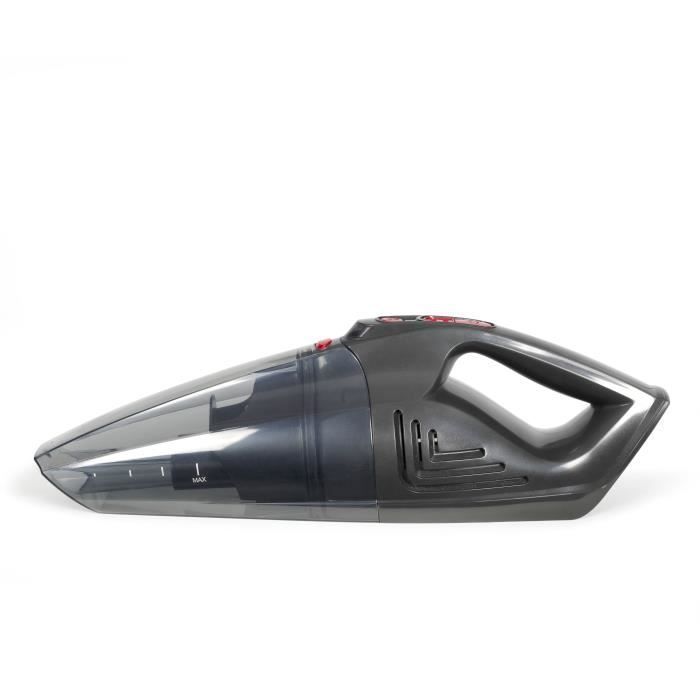 LIVOO DOH137R Wet and Dry Handheld Vacuum Cleaner - 70W - 2-in-1 - Washable Filter - 150/550ml Tank - Grey/Red