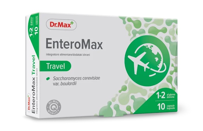 DR. MAX EnteroMax Travel 10 Kapseln für die Darmgesundheit