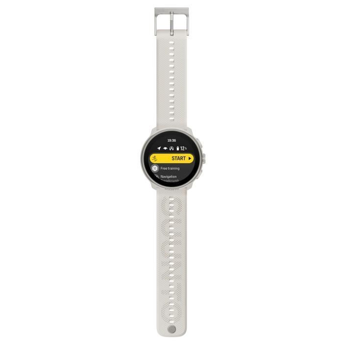 Smartwatch sportivo GPS Suunto Run - 3,5 cm - Cinturino in silicone - Grigio ghiaccio
