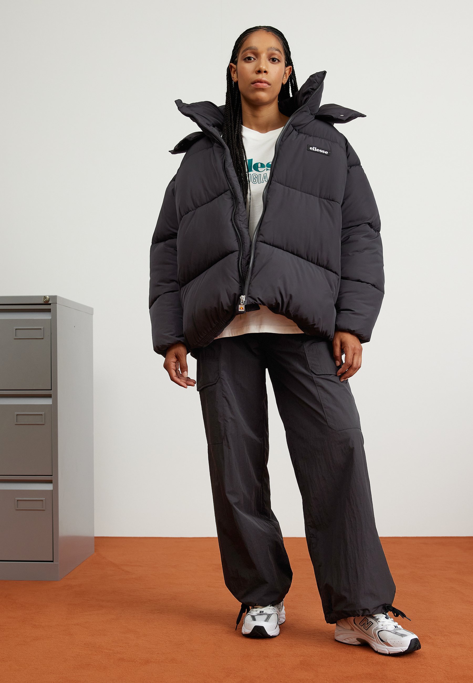 Ellesse POLSELLI PADDED JACKET - Kurtka zimowa - czarna