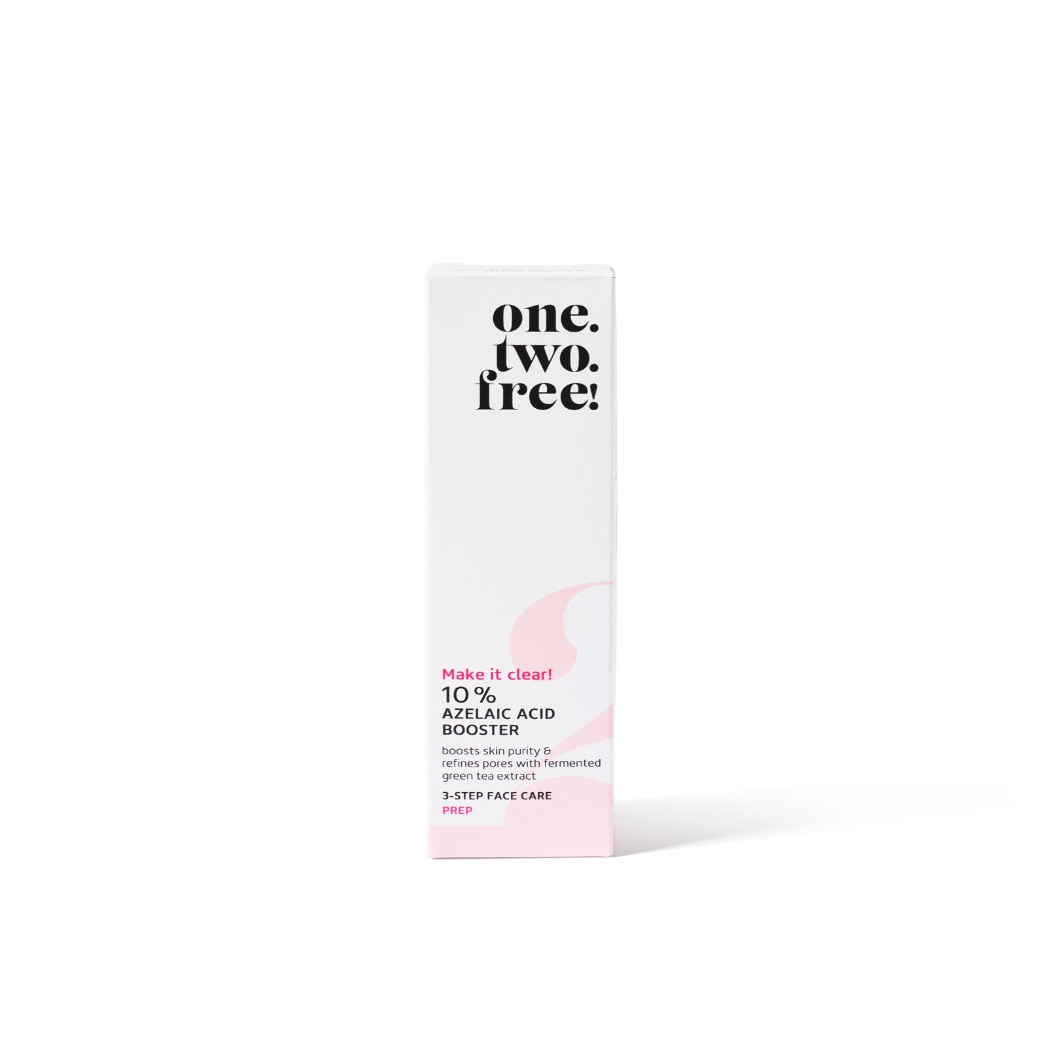 one.two.free! Feuchtigkeitsspendendes Serum mit 10 % Azelainsäure-Booster – 20 ml