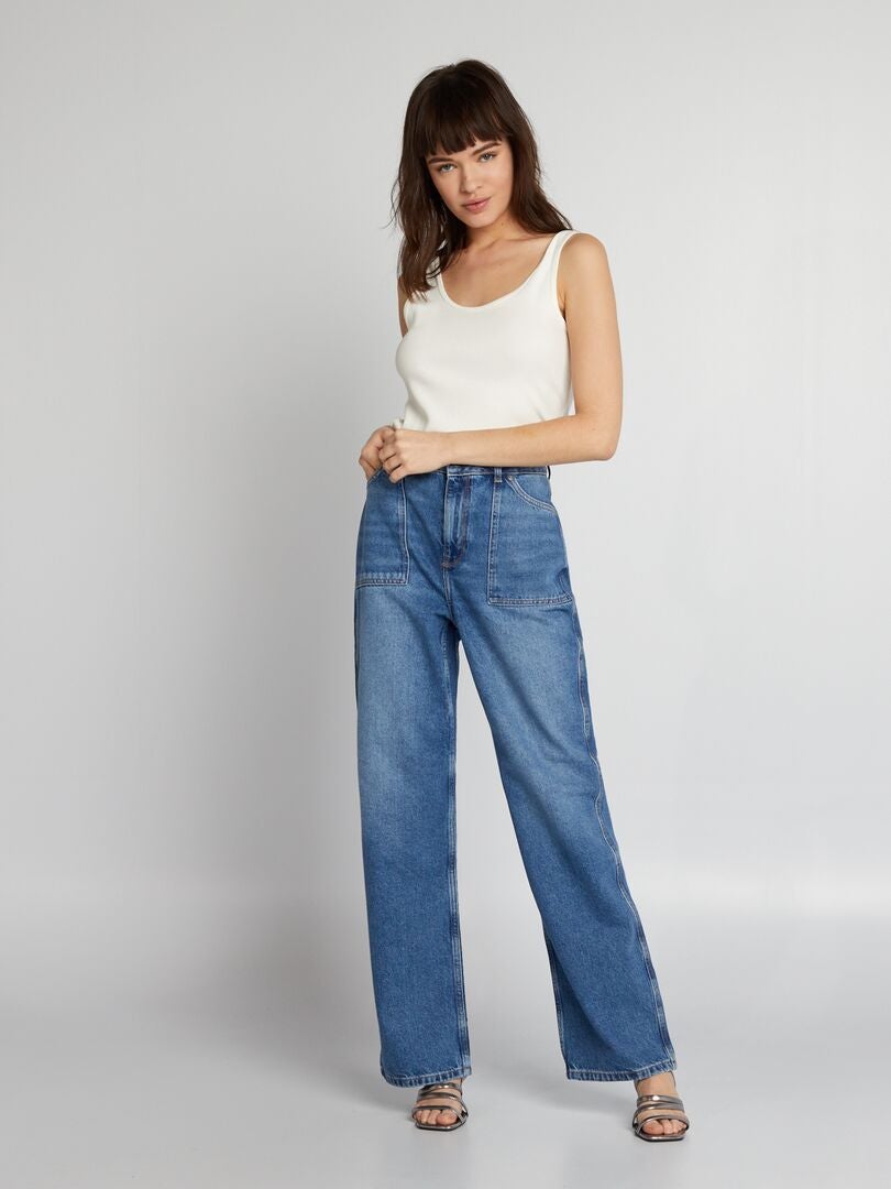 Calça Flare - L32 JDY - AZUL