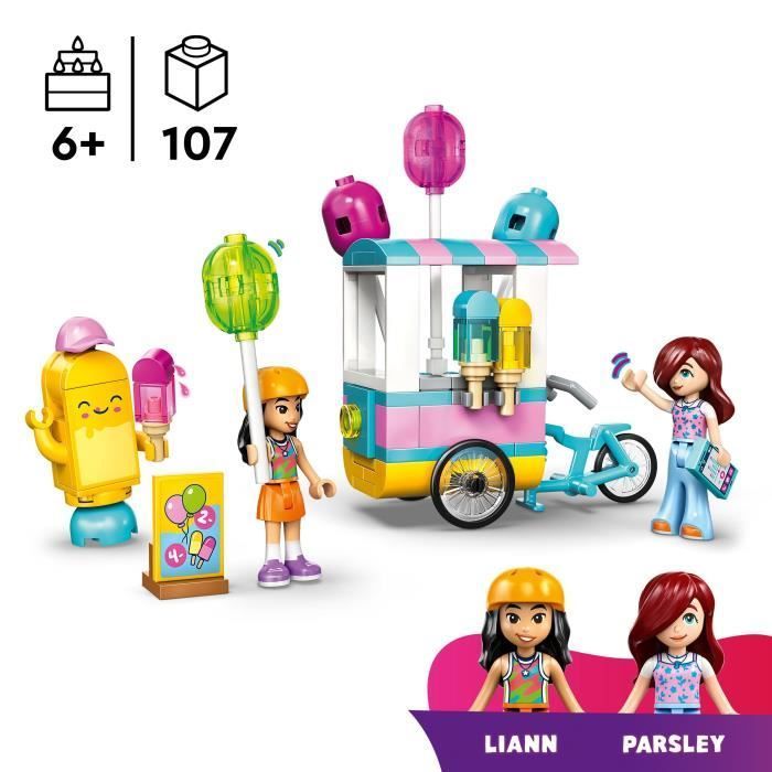 LEGO Friends 42692 Ice Cream and Balloon Stand - Building Toy for ages 6+