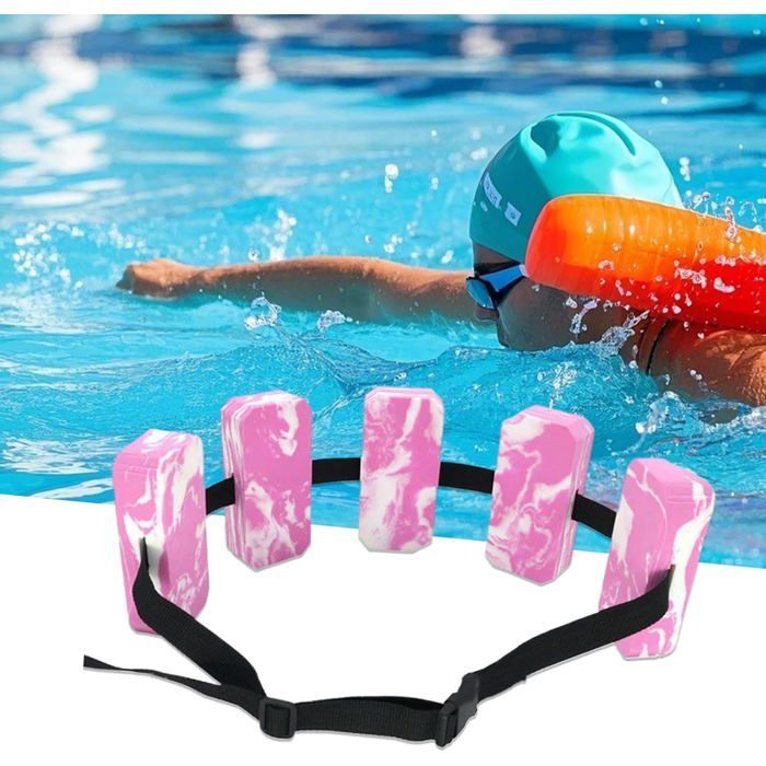 Ceinture de Natation pour Enfant et Adult, Ceinture de Flottaison en Mousse EVA avec Boucle Réglable