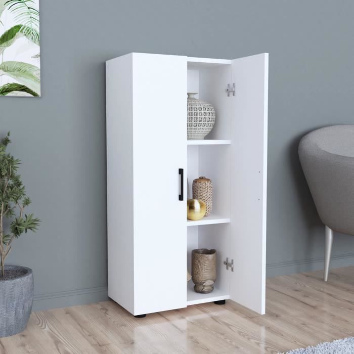 Armadio a 2 ante Åsnes 108 x 49 x 32 cm bianco