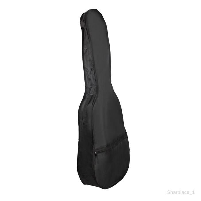Custodia per chitarra in tessuto Oxford, copertura protettiva per basso, strumento musicale, nera, 106 cm x 42 cm x 12 cm, nera n GUITAR