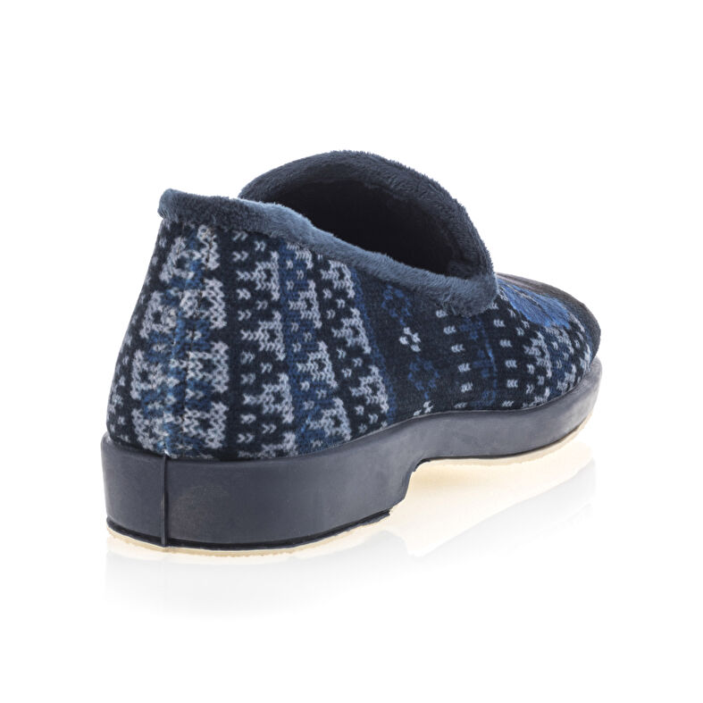 Blaue Damenpantoffeln
