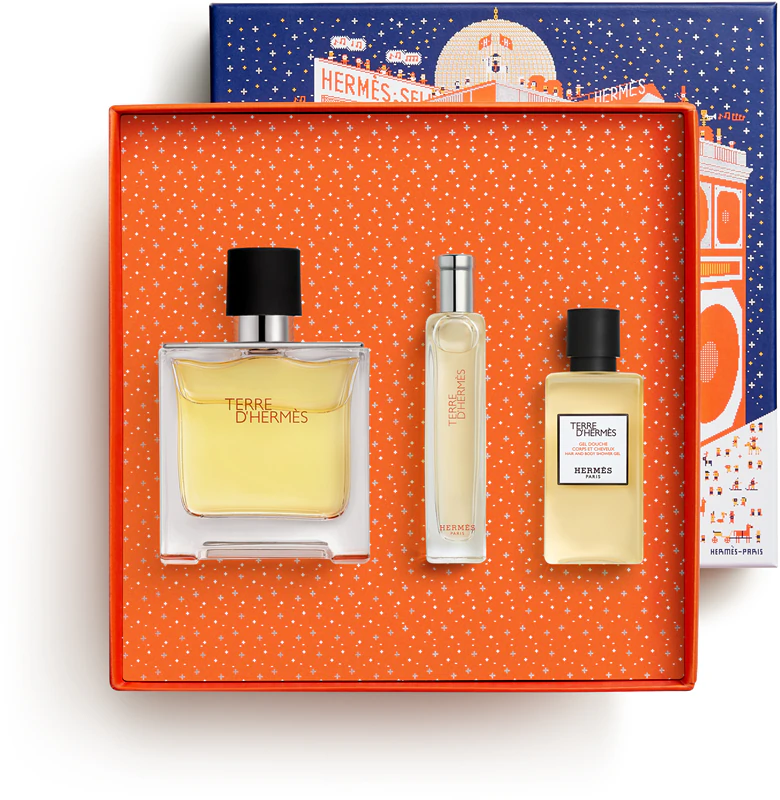 HERMÈS Terre d'Hermès Parfum Set, een cadeauset voor mannen