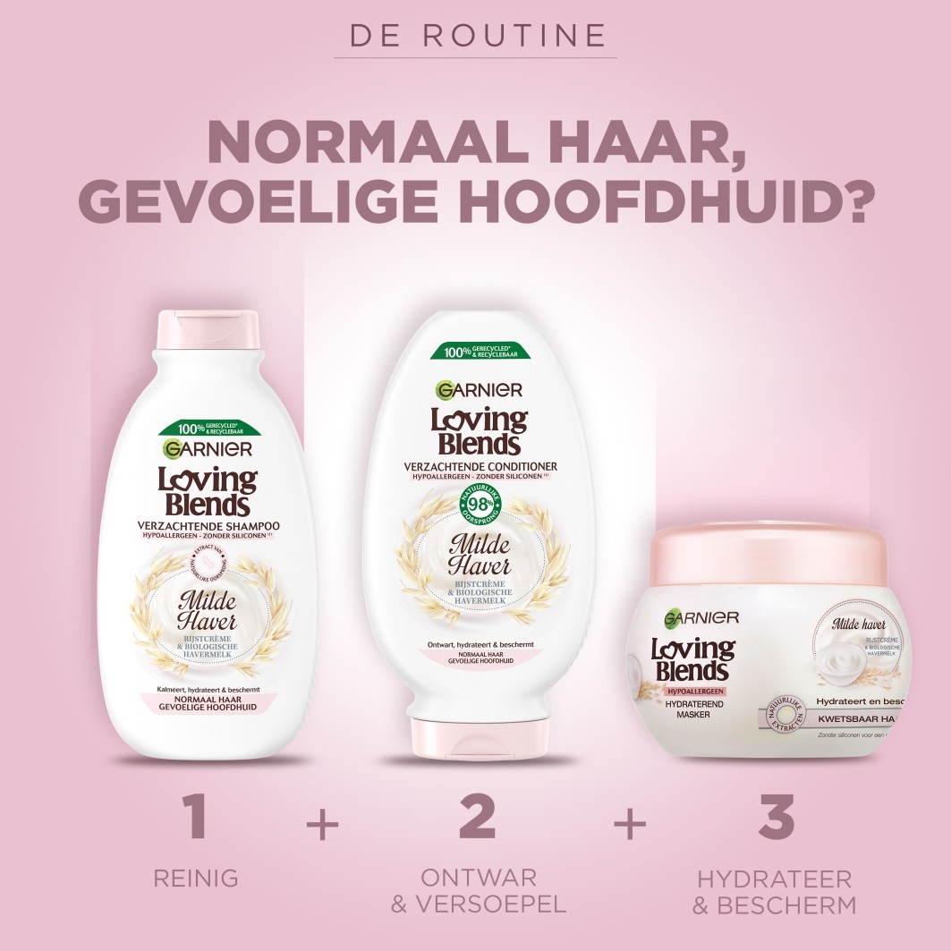 Garnier blagi regenerator s zobi – regenerator za normalnu kosu i osjetljivo vlasište – 250 ml