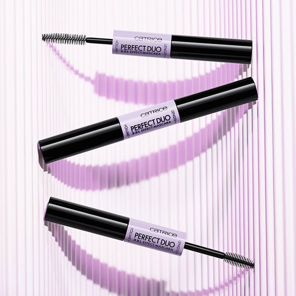 „Catrice Perfect Duo 010 Black XXL Effect“ blakstienų tušas, 8 ml
