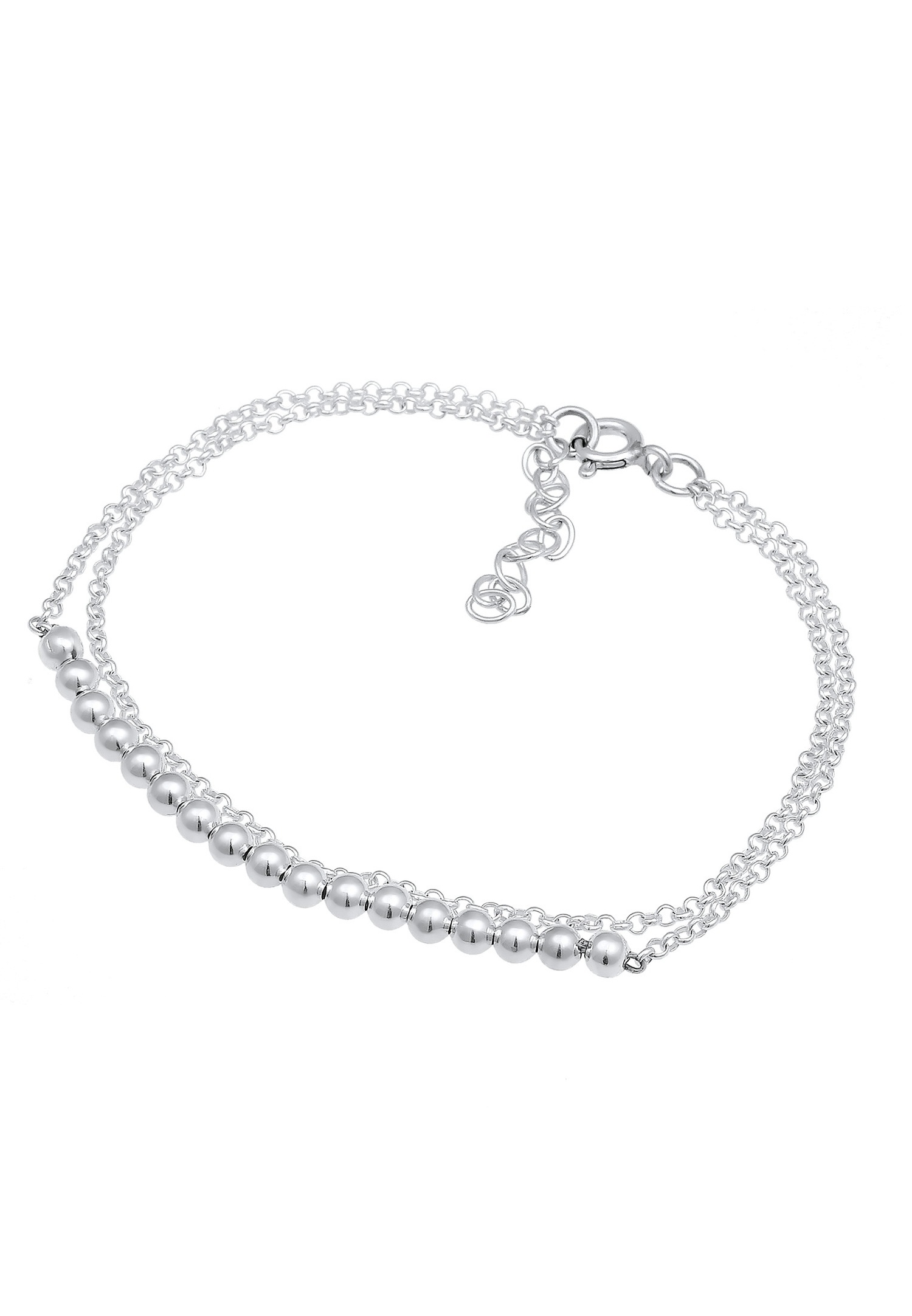 Elli Base Balle Design Geo Bracelet Femme (925/1000) Argent