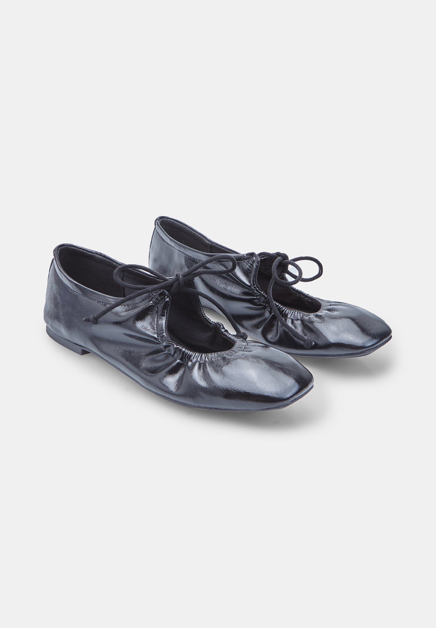Bata RUFFLED BOW - Balerínky - černá