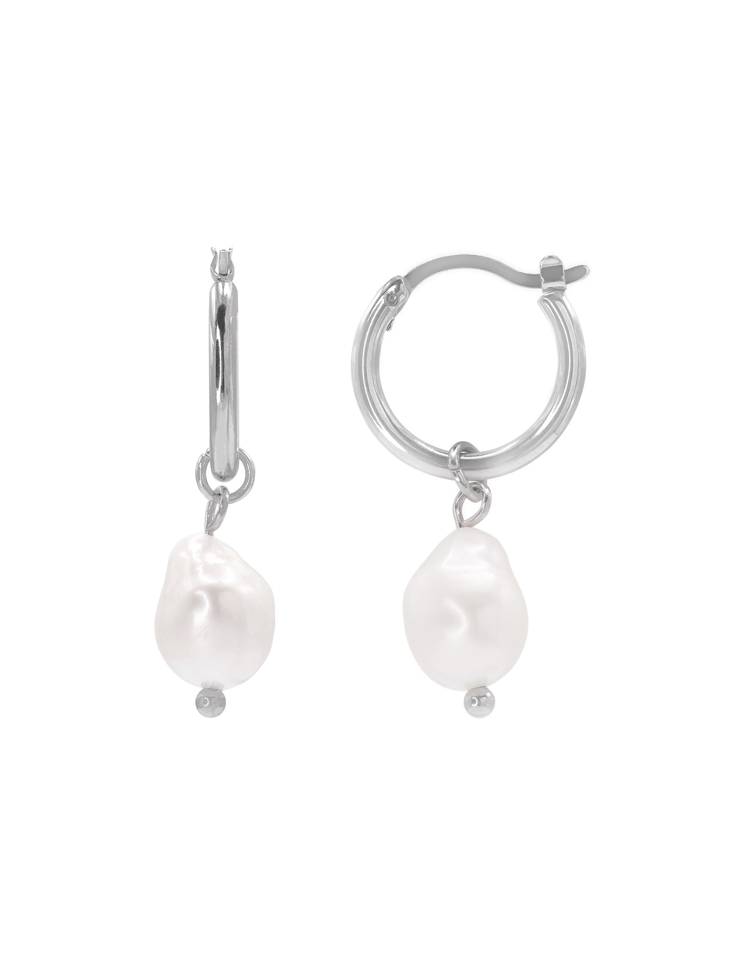 Heideman Boucles d'oreilles Darius couleur argentée polie