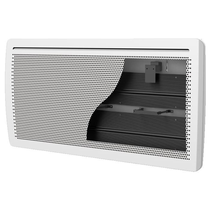 Fixed electric radiant panel radiator - BESTHERM - TALYA 2000W - NF - horizontal white