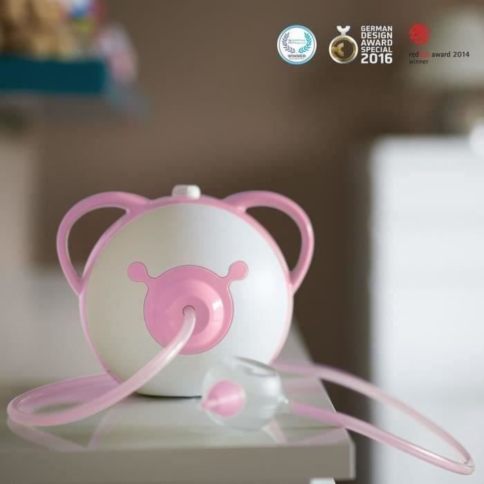 NOSIBOO Mouche bébé électrique rose + Eco mouche bébé manuel