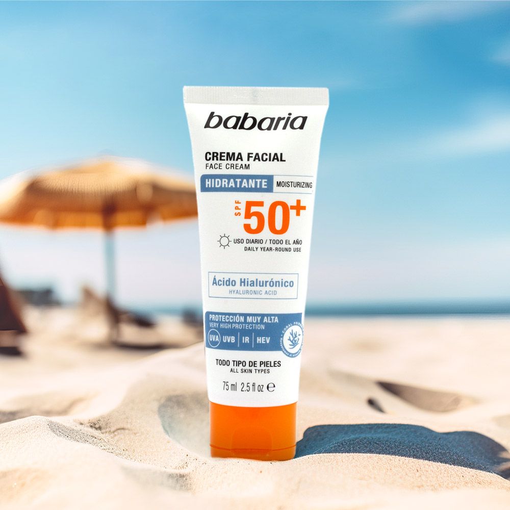 Mitrinošs sejas krēms SPF50 Sejas aizsardzība