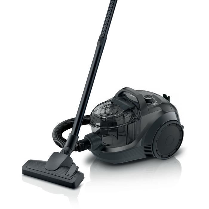 Aspiradora cilíndrica sin bolsa - BOSCH BGC21X300 - 550W - 2L - 76 dB - Negra