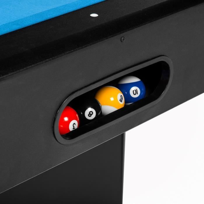 Mesa de bilhar Buckshot Manhattan de 2,13 m (7 pés) - Bilhar americano - Retorno automático de bolas