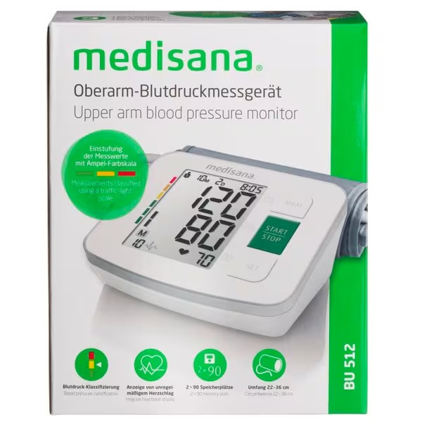 Medisana BU 512 mjerač krvnog tlaka za nadlakticu