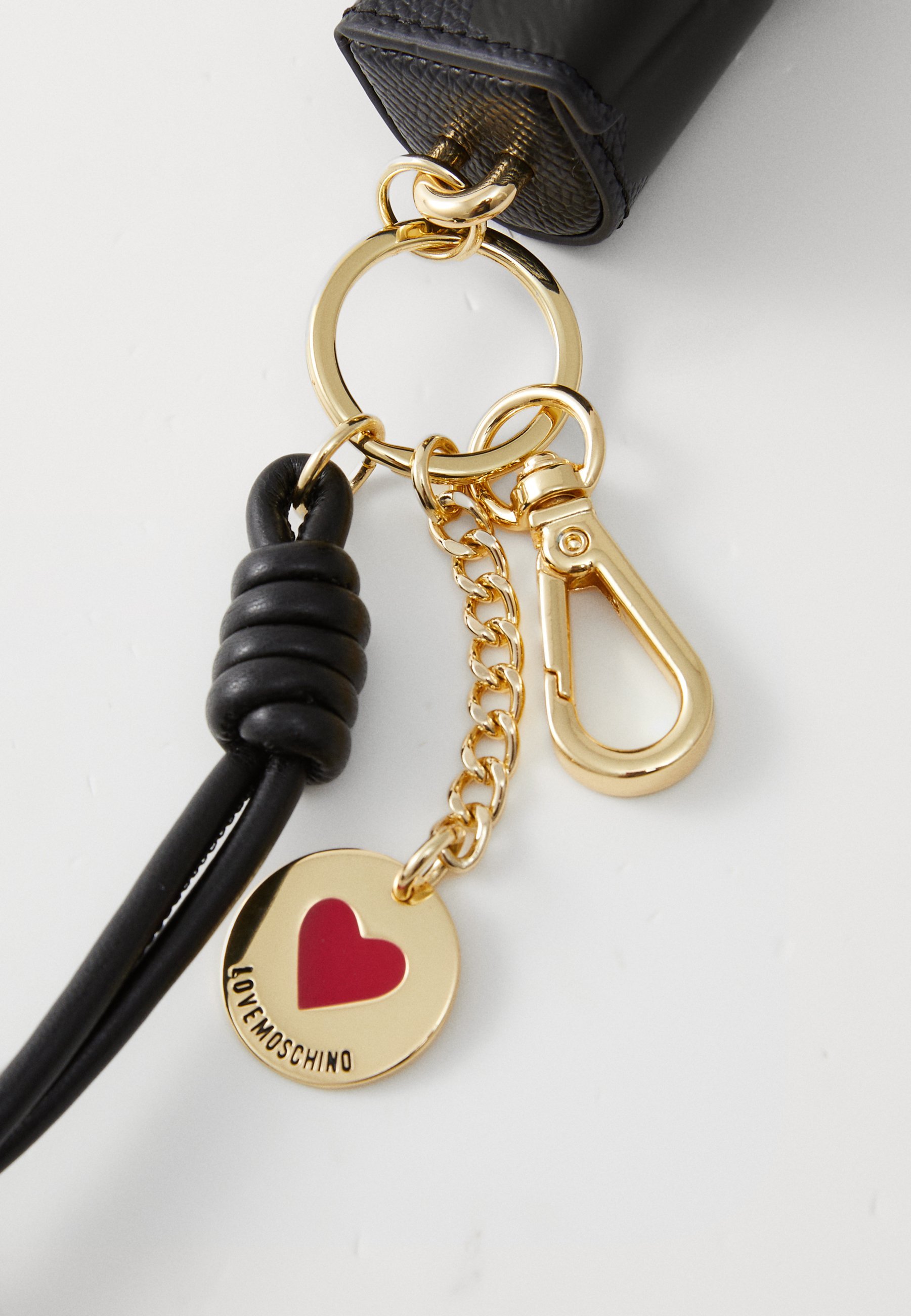 Love Moschino CHARMS - Schlüsselanhänger - schwarz/rot