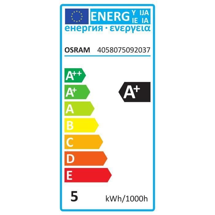 Bombilla LED OSRAM Pinecone, filamento transparente dorado - Edición 1906 - E27 - 5W = 40 W - Blanco cálido