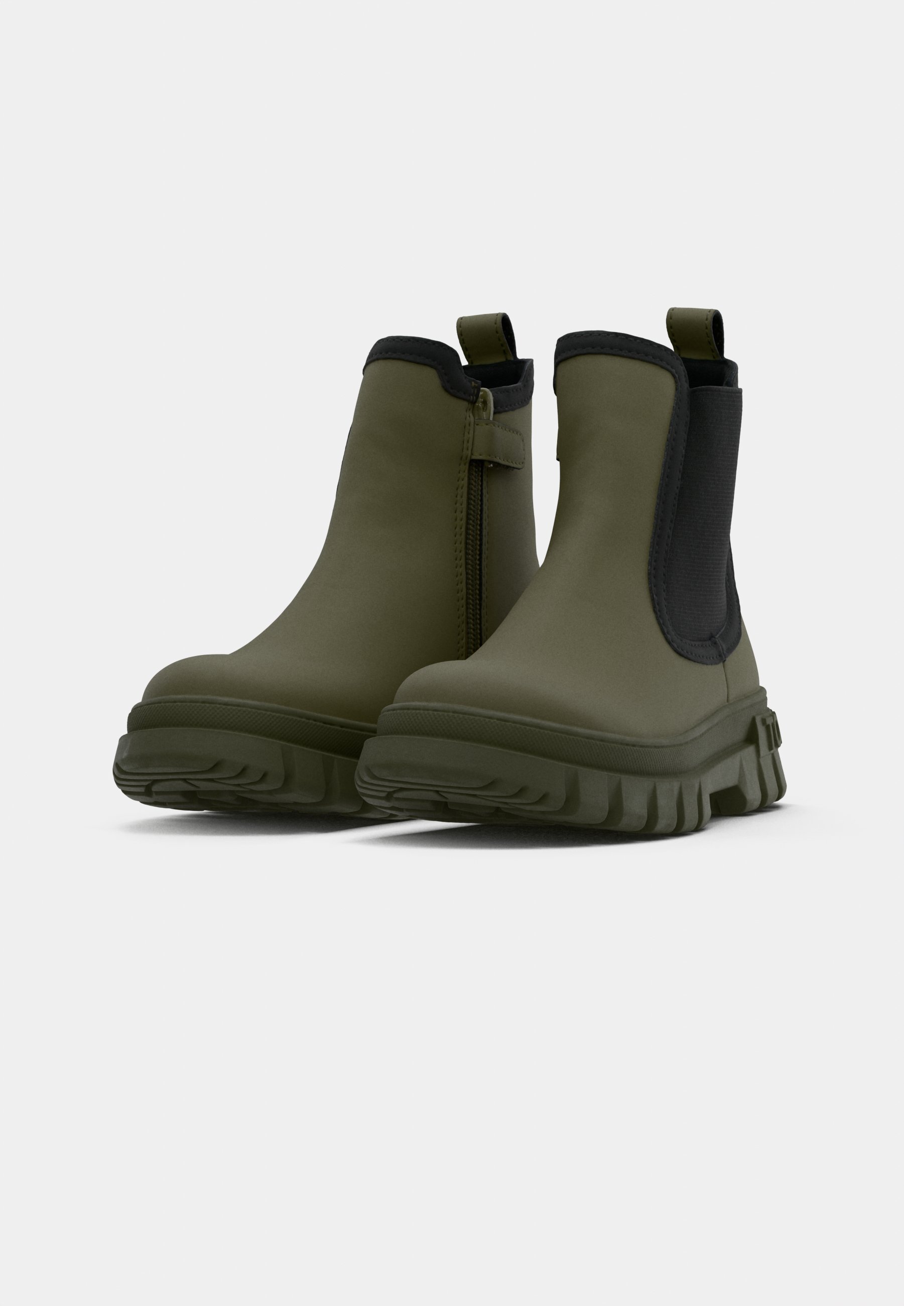 Tommy Hilfiger MICHIGAN UNISEX - Klassieke enkellaarsjes - militair groen