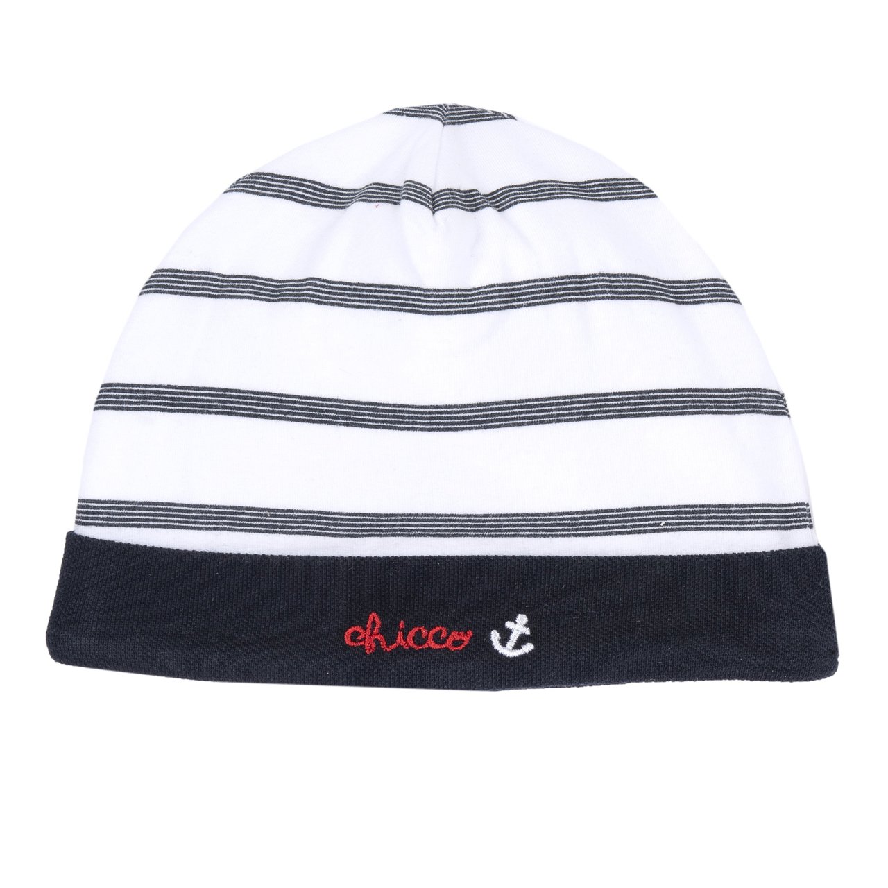 Bonnet rayé pour bébé