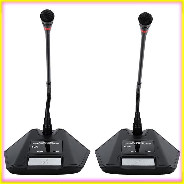 Micrófono inalámbrico Keenso para reuniones, uno o dos, micrófono inalámbrico para conferencias, altavoz amplificador, nuevo proyector de video