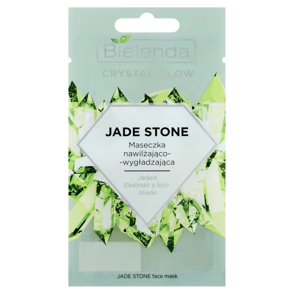 Bielenda Crystal Glow Jade Stone Nawilżająco-wygładzająca maseczka do twarzy