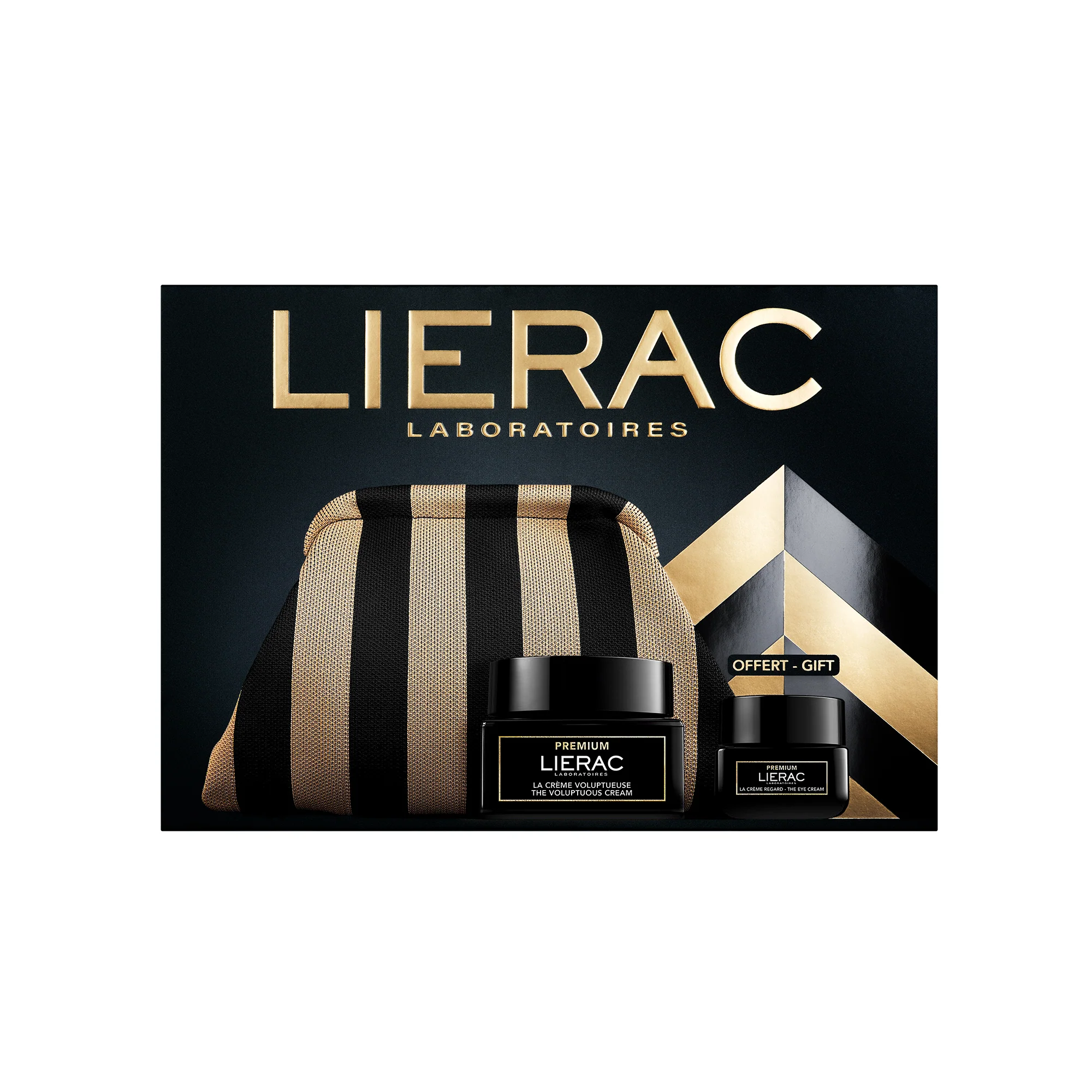 Premium Coffret Natale Crema Volupteuse + Premium Occhi + Pouch - Cofanetto Antirughe, Tratt.viso 24 ore antirughe
