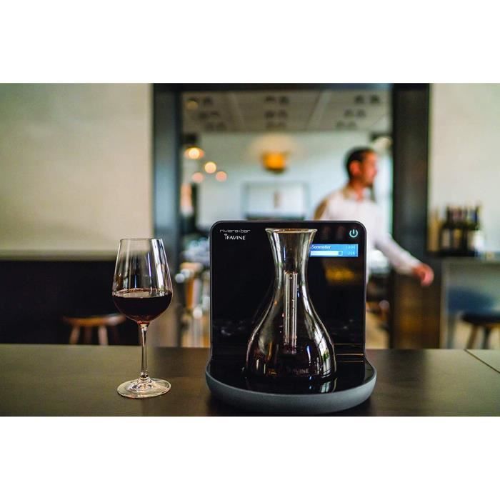 Riviera - Bar 0 Carafe à vin Intelligente et connectée, 0.75 liters - 3576160014838