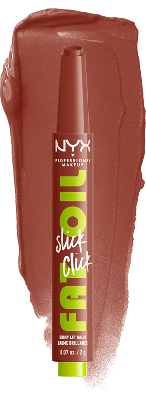 NYX Professional Makeup Fat Oil Slick Click tonujący balsam do ust