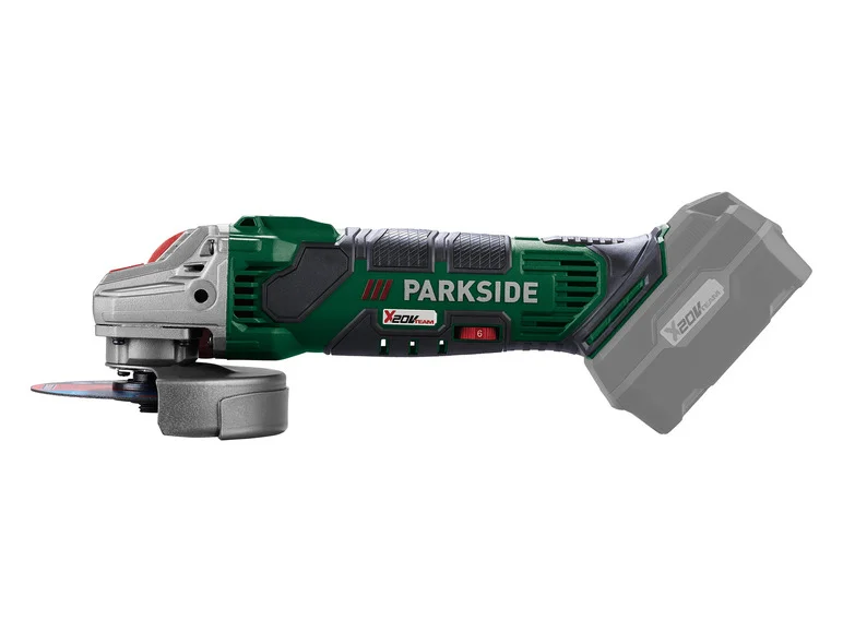 PARKSIDE® batteridrevet vinkelsliper PWSA 20-Li F4, 20 V