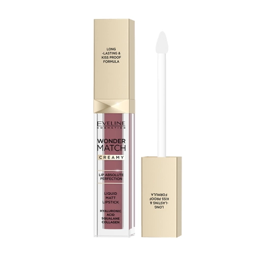 Eveline Cosmetics Wonder Match matowa pomadka w płynie 02 Candy 6,8 ml