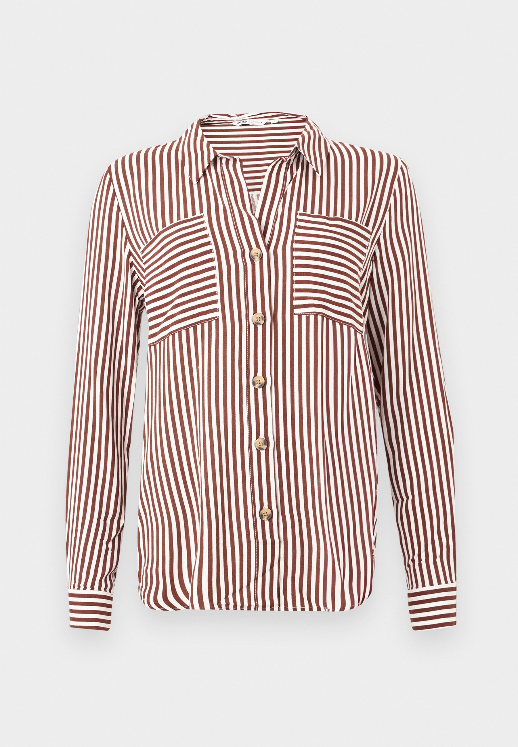 CAMICIA ONLY ONLYASMIN - Camicetta con bottoni - cappuccino