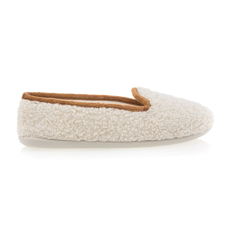 Beige dametøfler