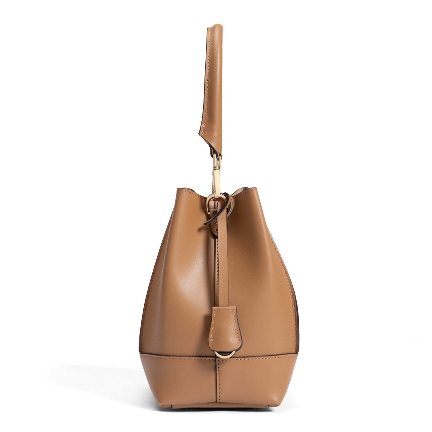 Kabelka Isabel Bernard Isabel Bernard Femme Forte Minette Camel - teľacia koža - IB21114