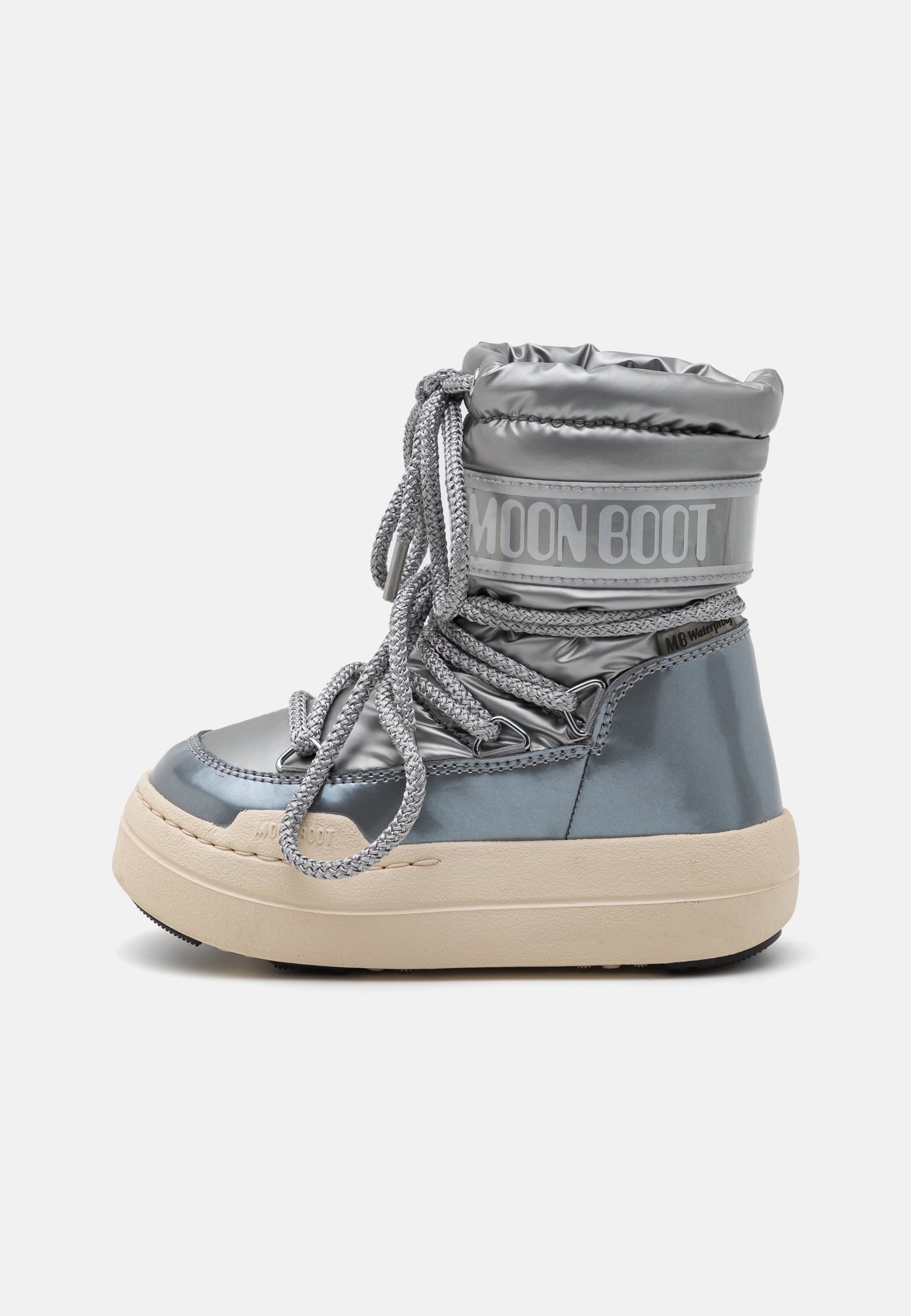MOON BOOT JR PARK UNISEX - Kotníkové boty na šněrování - silver