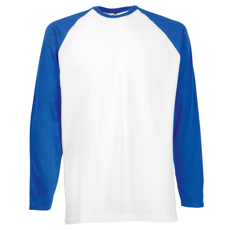 Camiseta de manga comprida Fruit Of The Loom 100% algodão